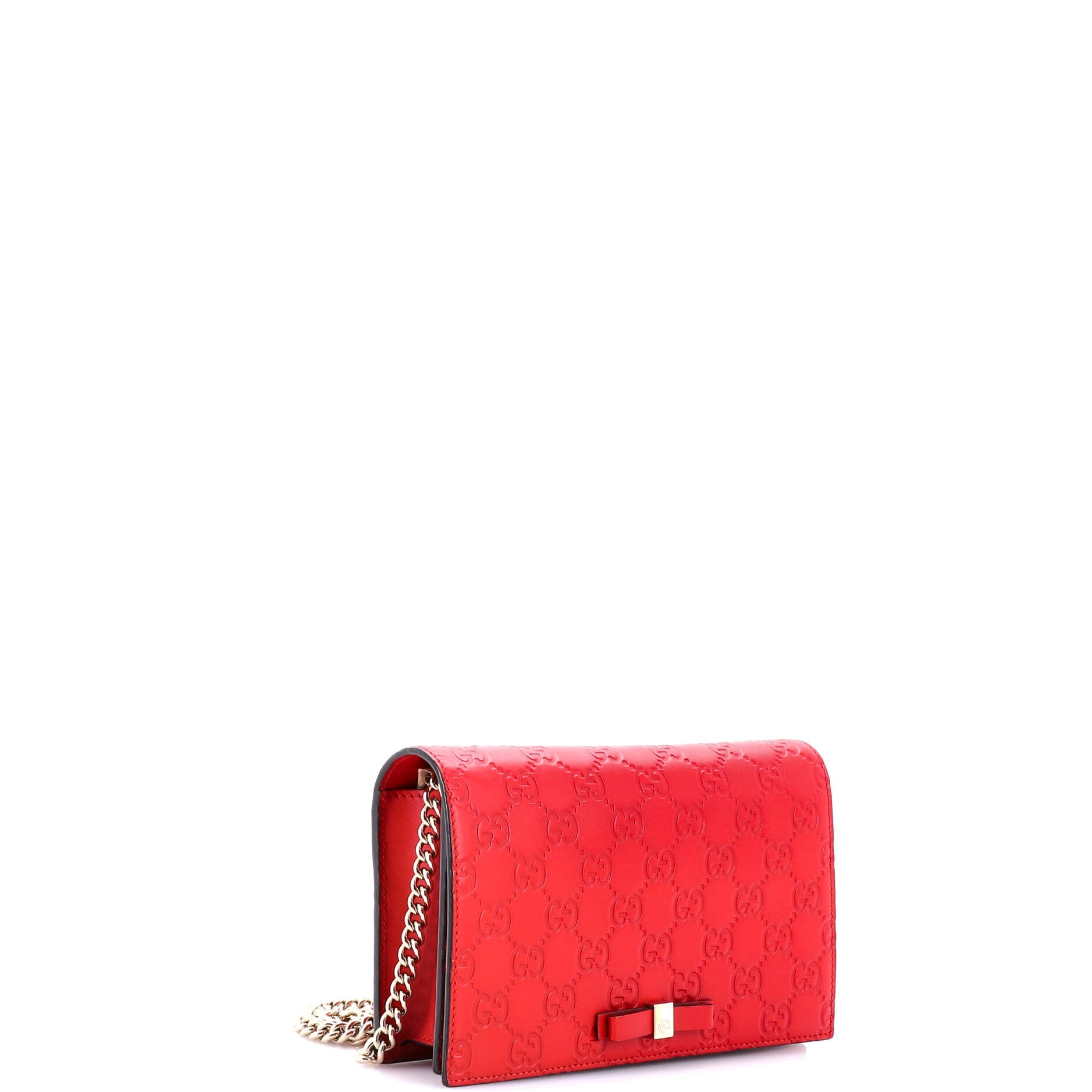 Signature Wallet On Chain Guccissima Leather
