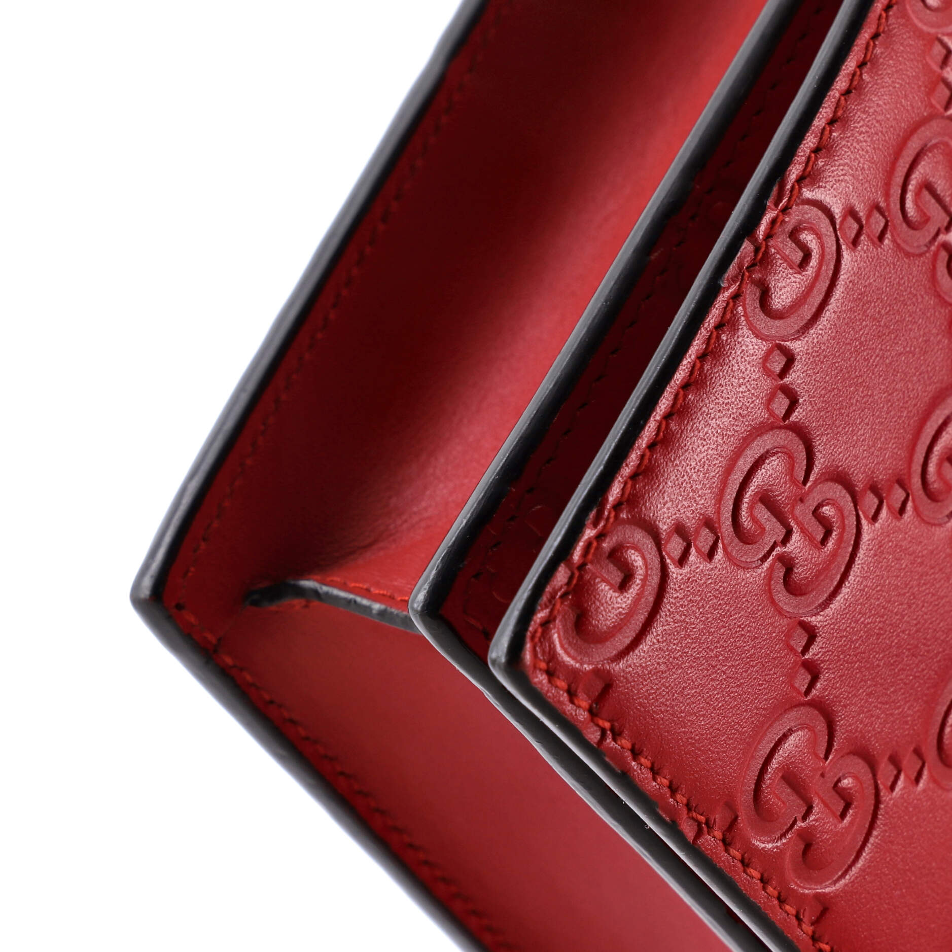 Signature Wallet On Chain Guccissima Leather