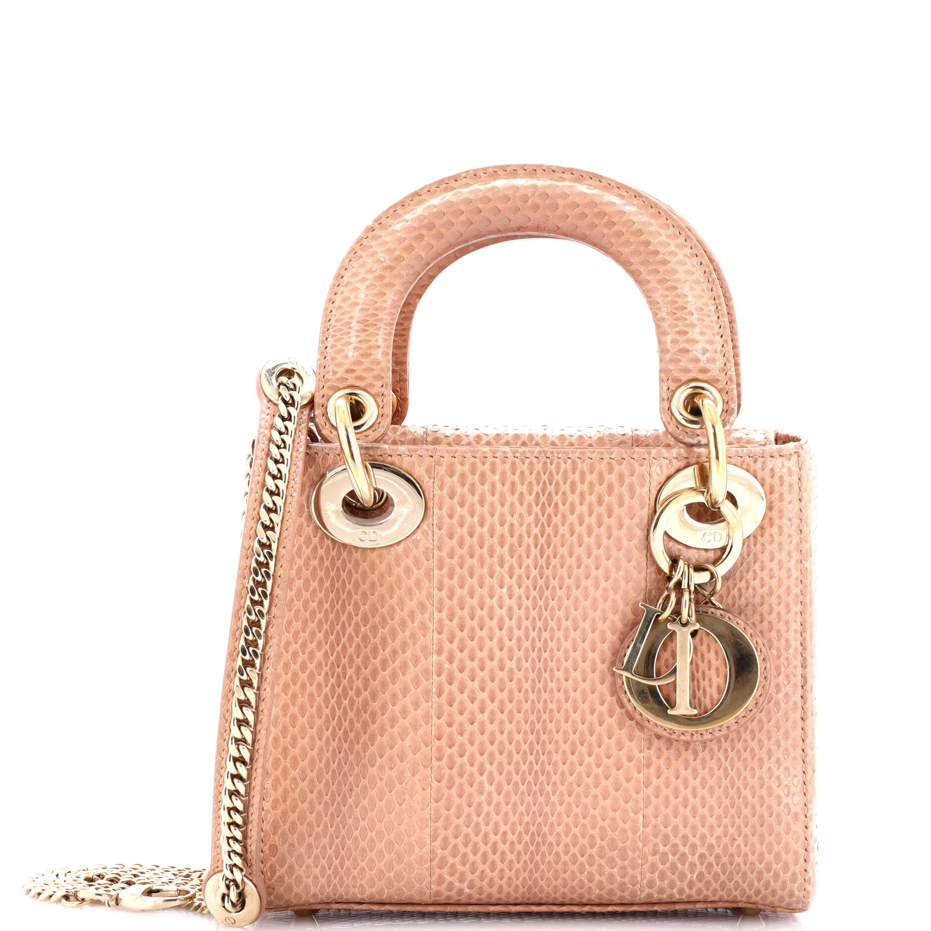 Lady Dior Chain Bag Python Mini