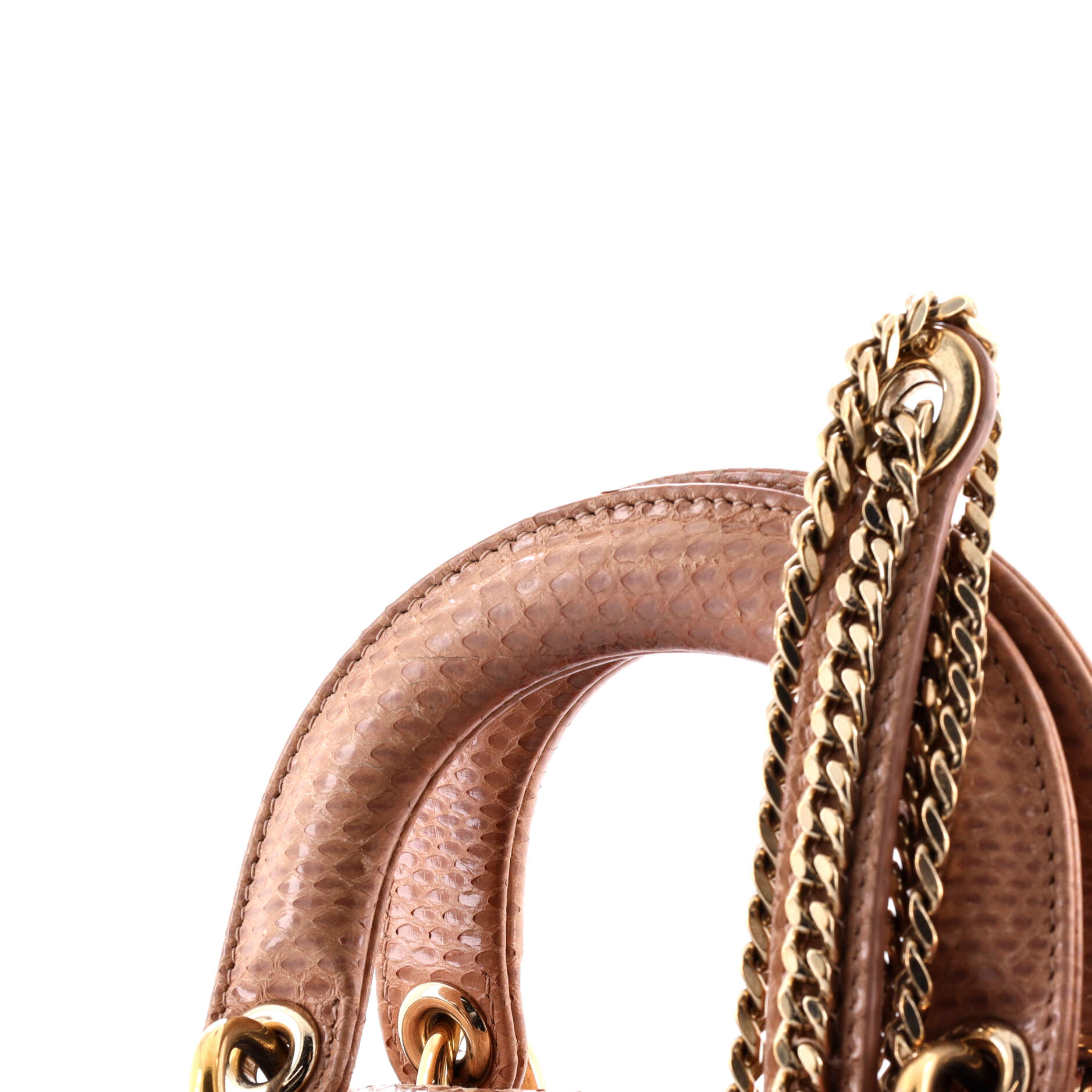 Lady Dior Chain Bag Python Mini