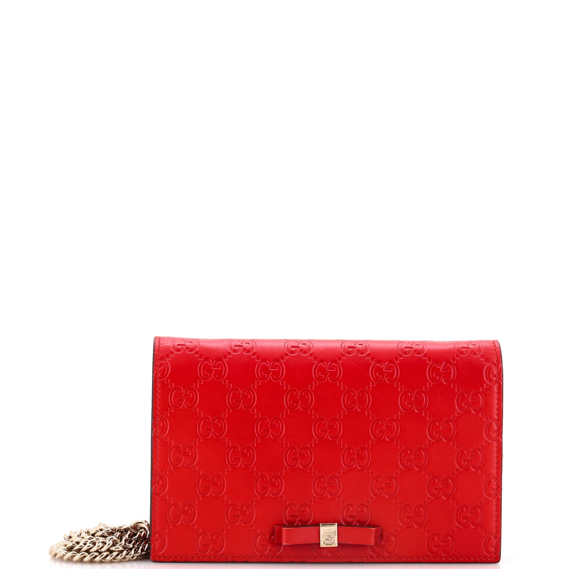 Signature Wallet On Chain Guccissima Leather