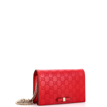 Signature Wallet On Chain Guccissima Leather