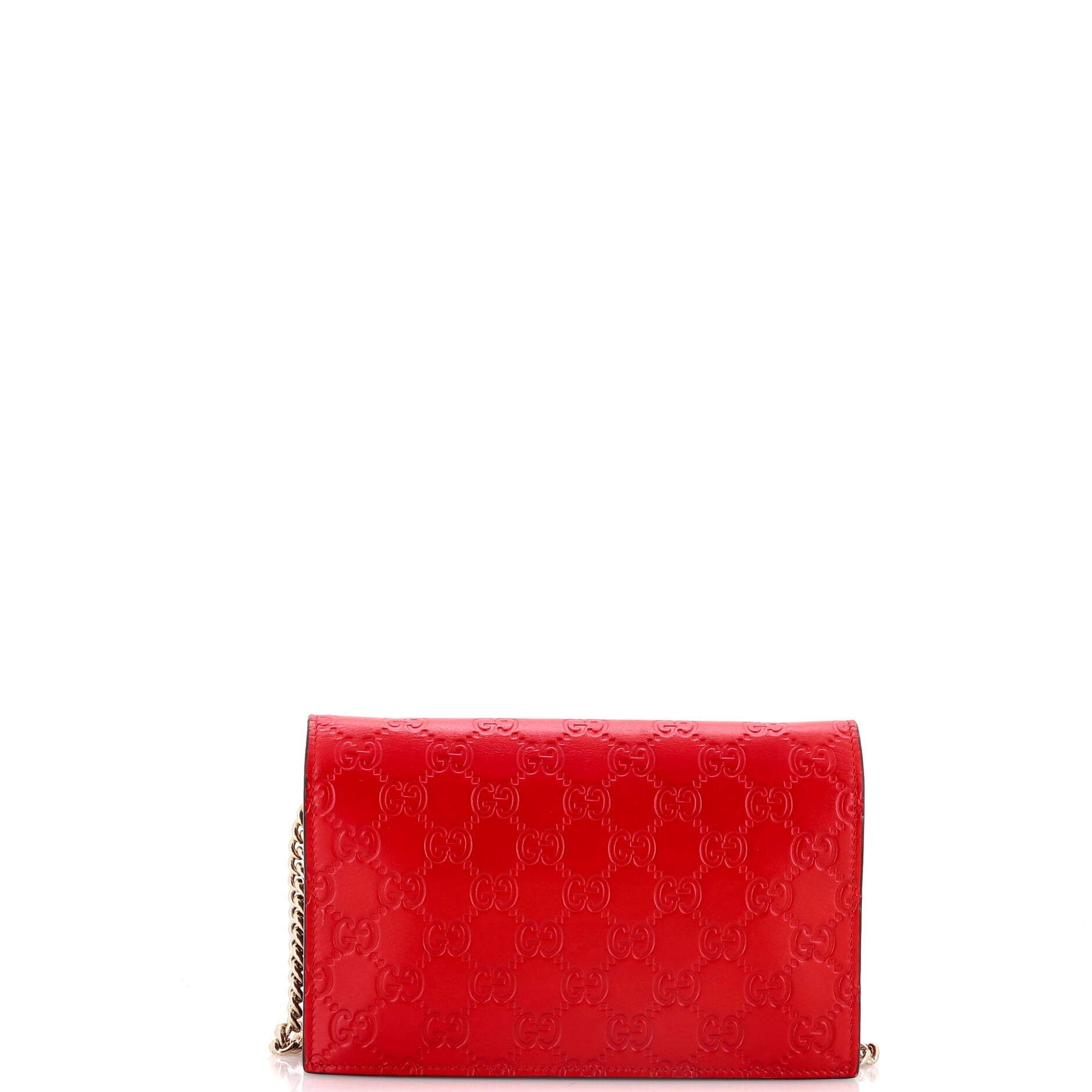 Signature Wallet On Chain Guccissima Leather