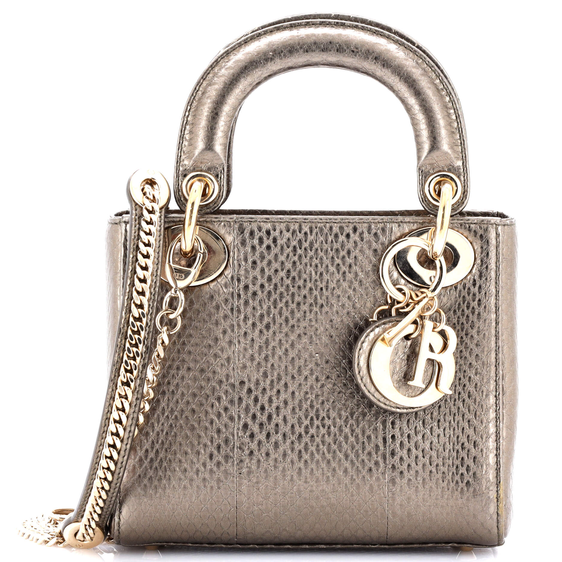 Lady Dior Chain Bag Python Mini