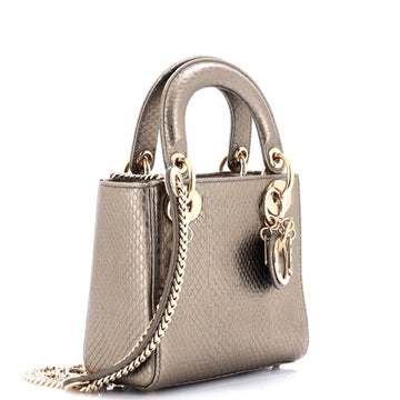 Lady Dior Chain Bag Python Mini