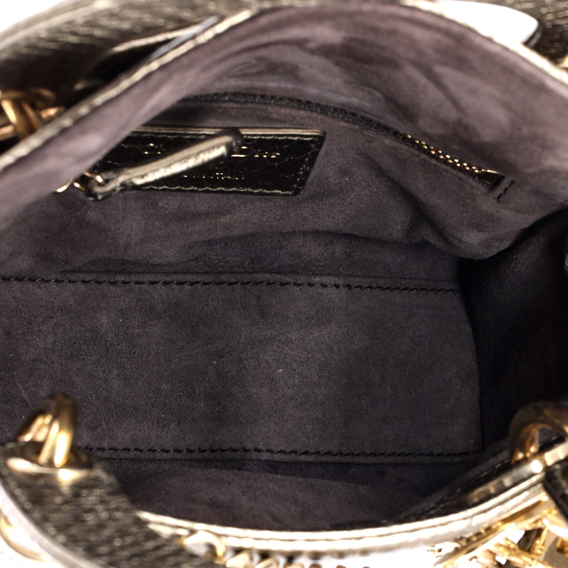 Lady Dior Chain Bag Python Mini