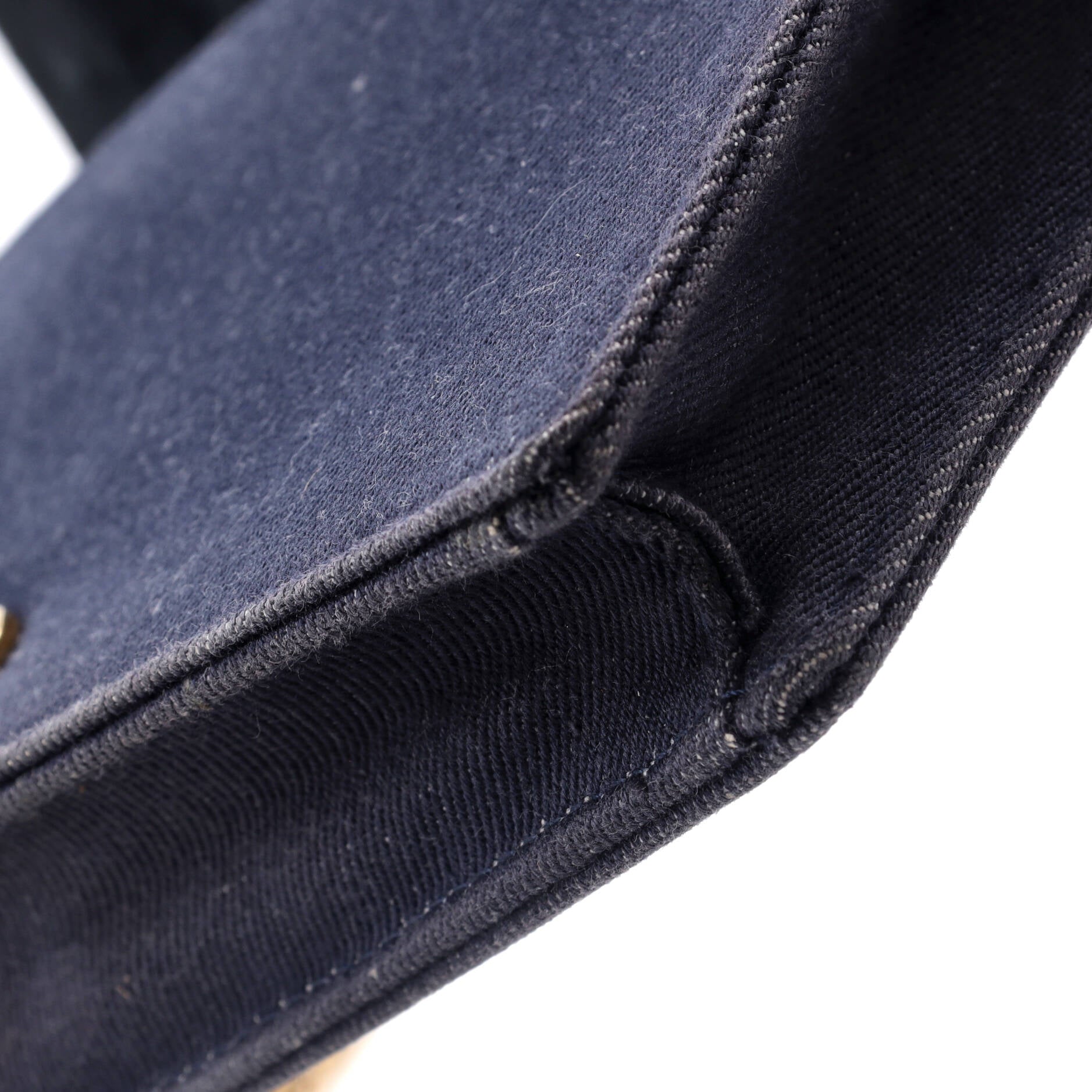 Diorama Wallet On Chain Cannage Studded Denim
