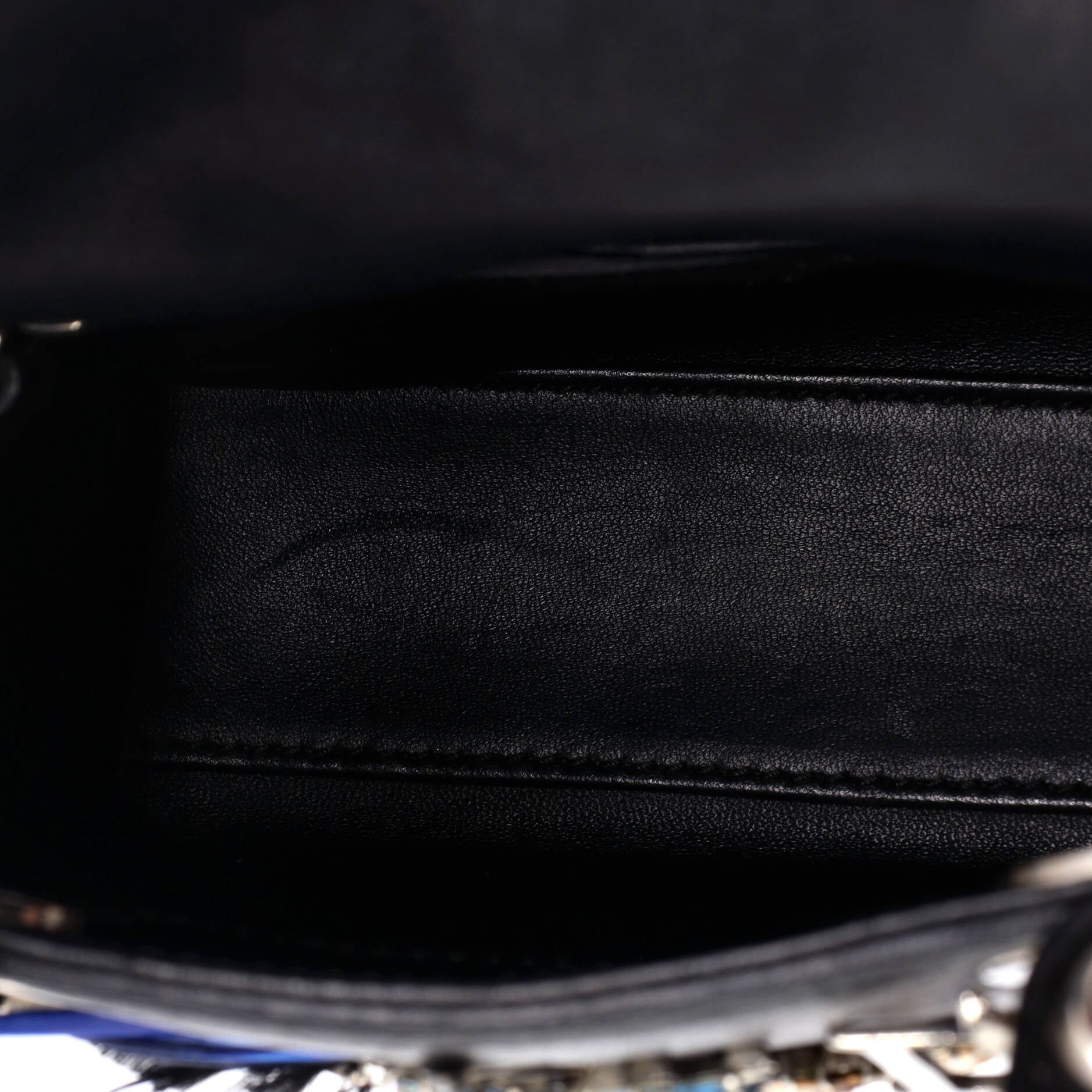 Lady Dior Bag Embellished Leather Mini