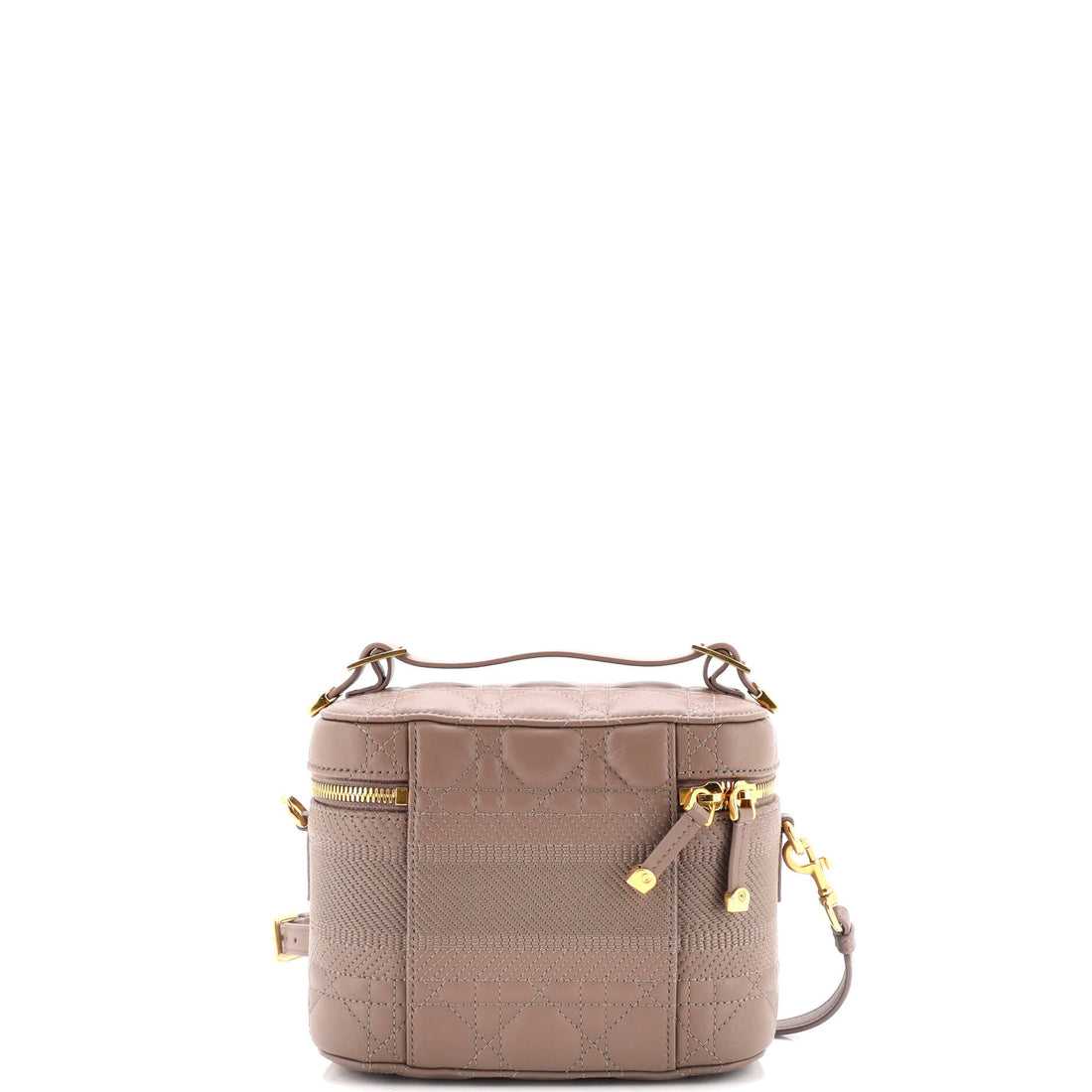 Diortravel Convertible Vanity Case Cannage Quilt Lambskin Small
