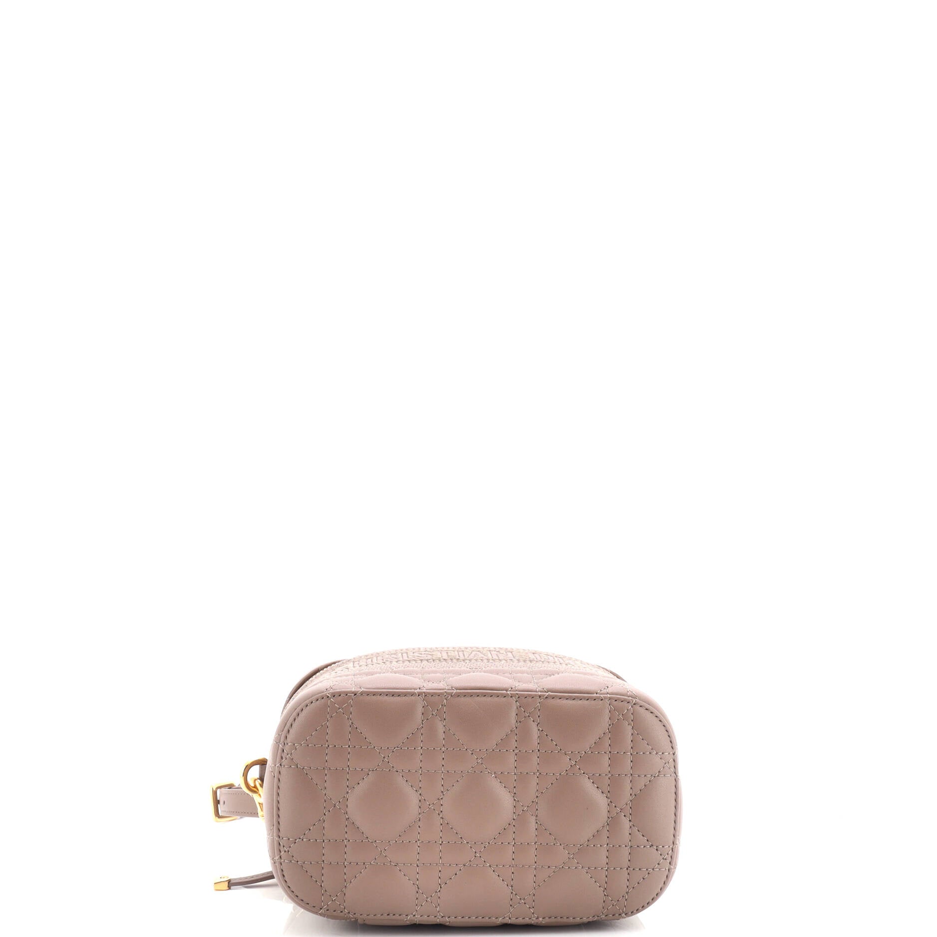 Diortravel Convertible Vanity Case Cannage Quilt Lambskin Small