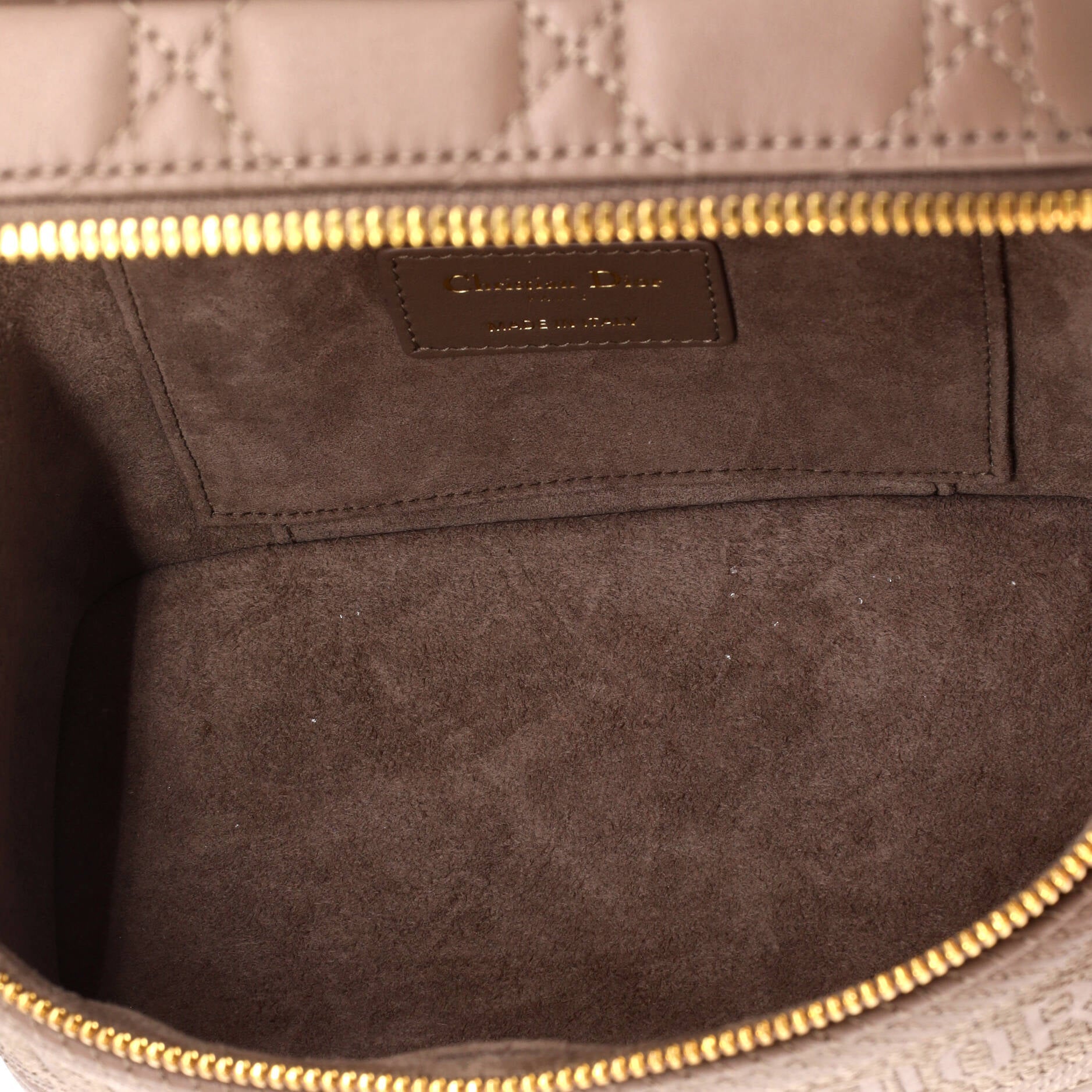 Diortravel Convertible Vanity Case Cannage Quilt Lambskin Small