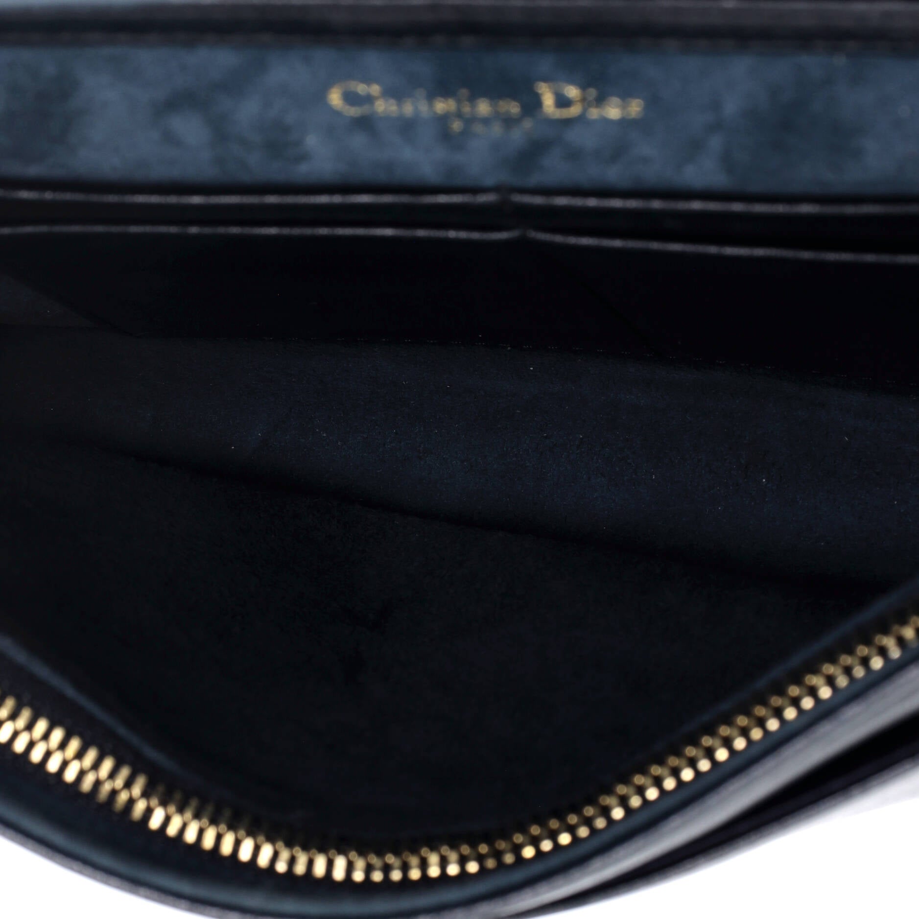 Diorama Wallet On Chain Studded Leather