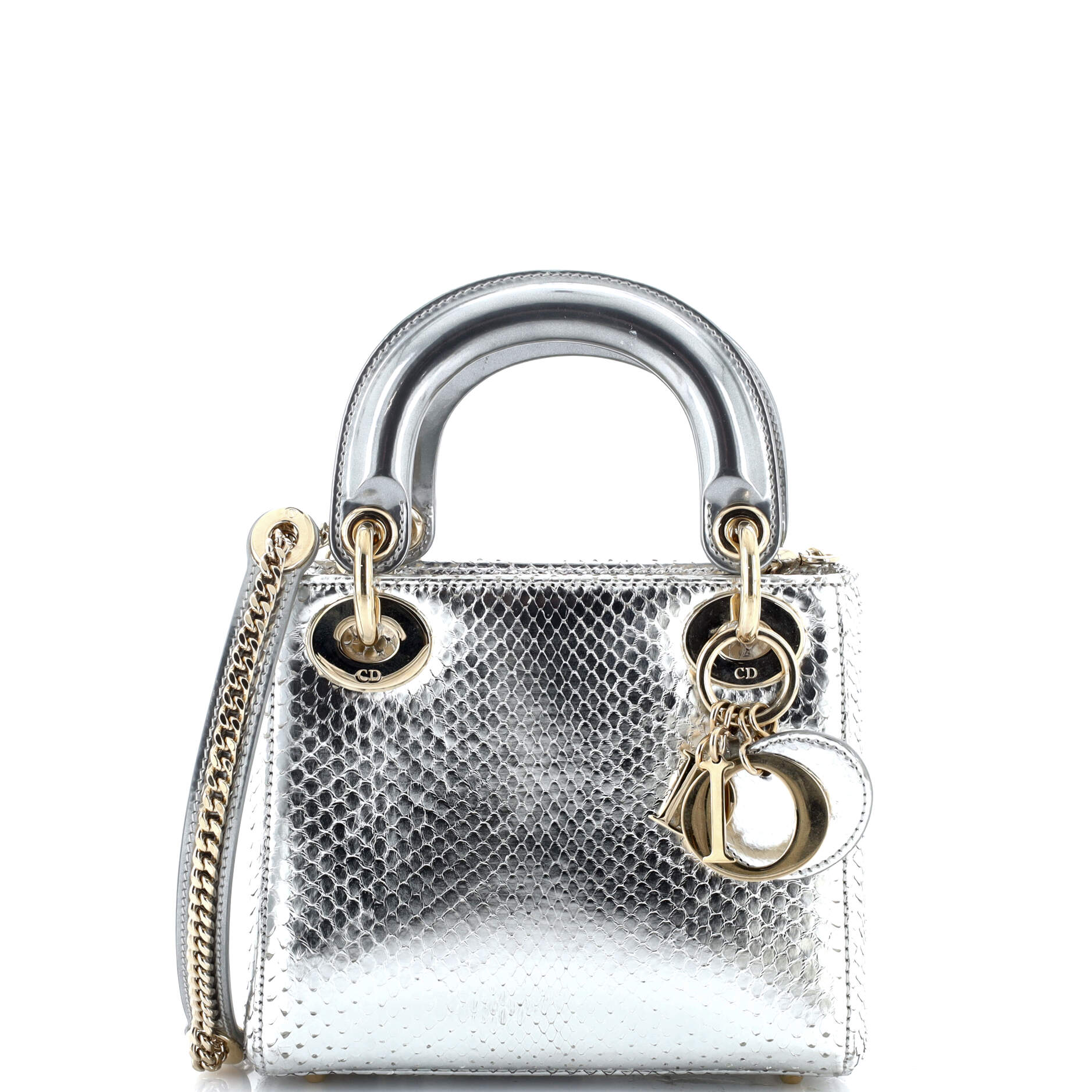 Lady Dior Chain Bag Python Mini