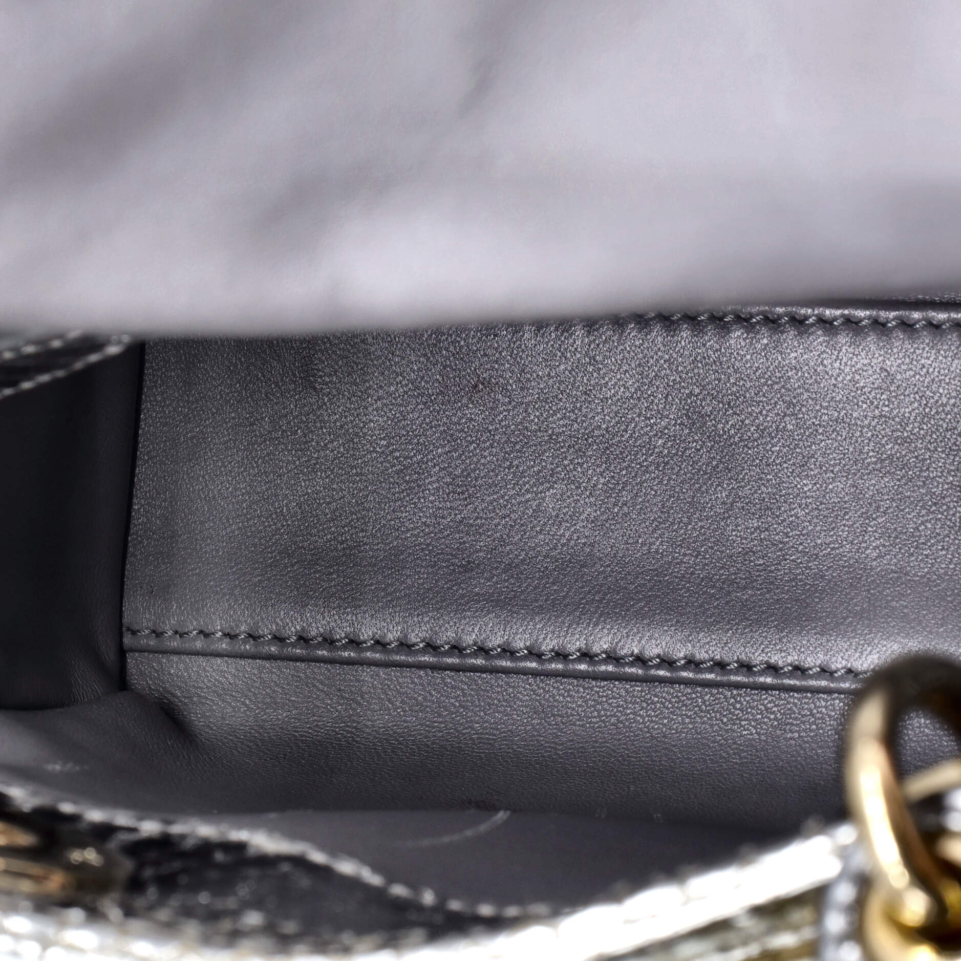 Lady Dior Chain Bag Python Mini