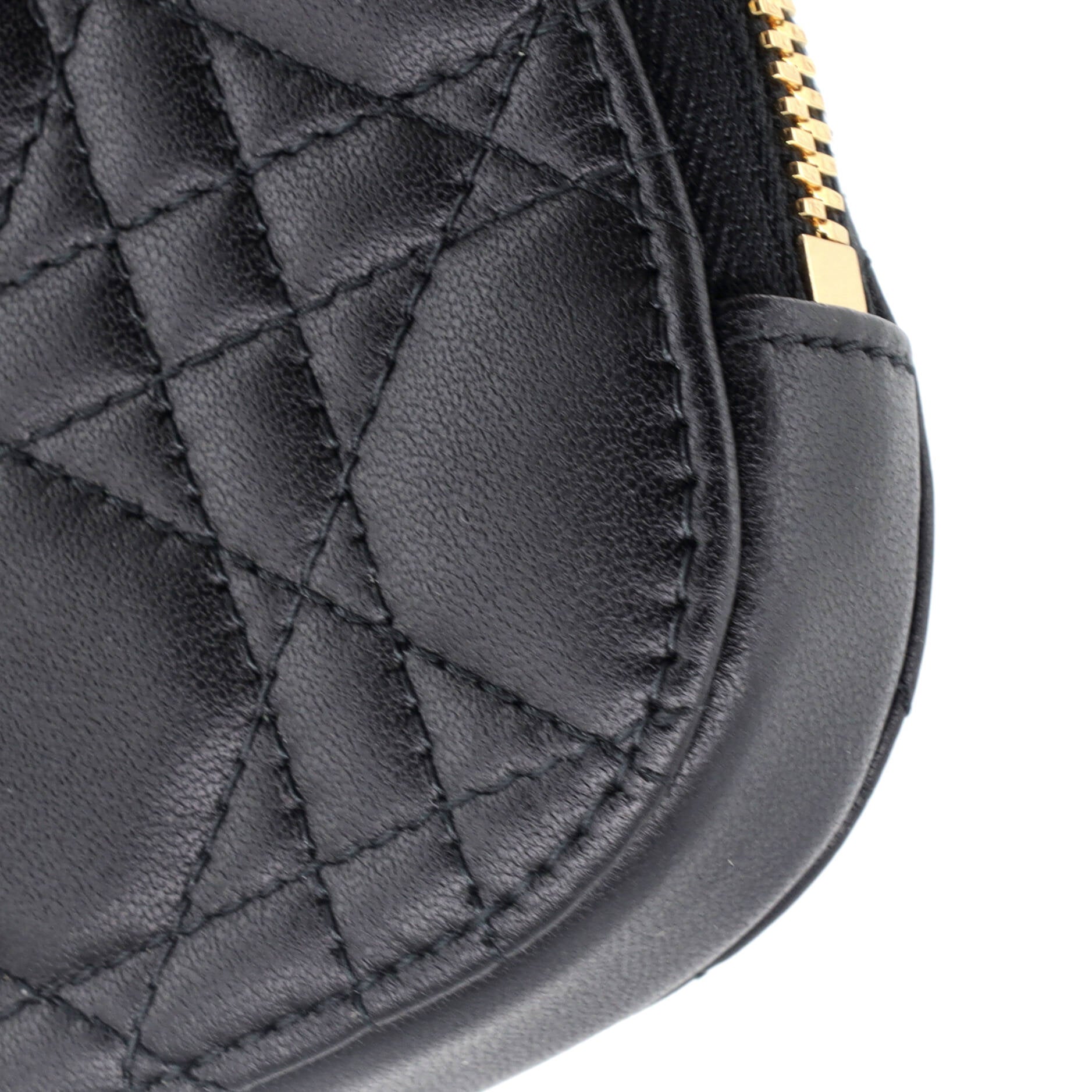 Lady Dior Phone Holder On Chain Cannage Quilt Lambskin