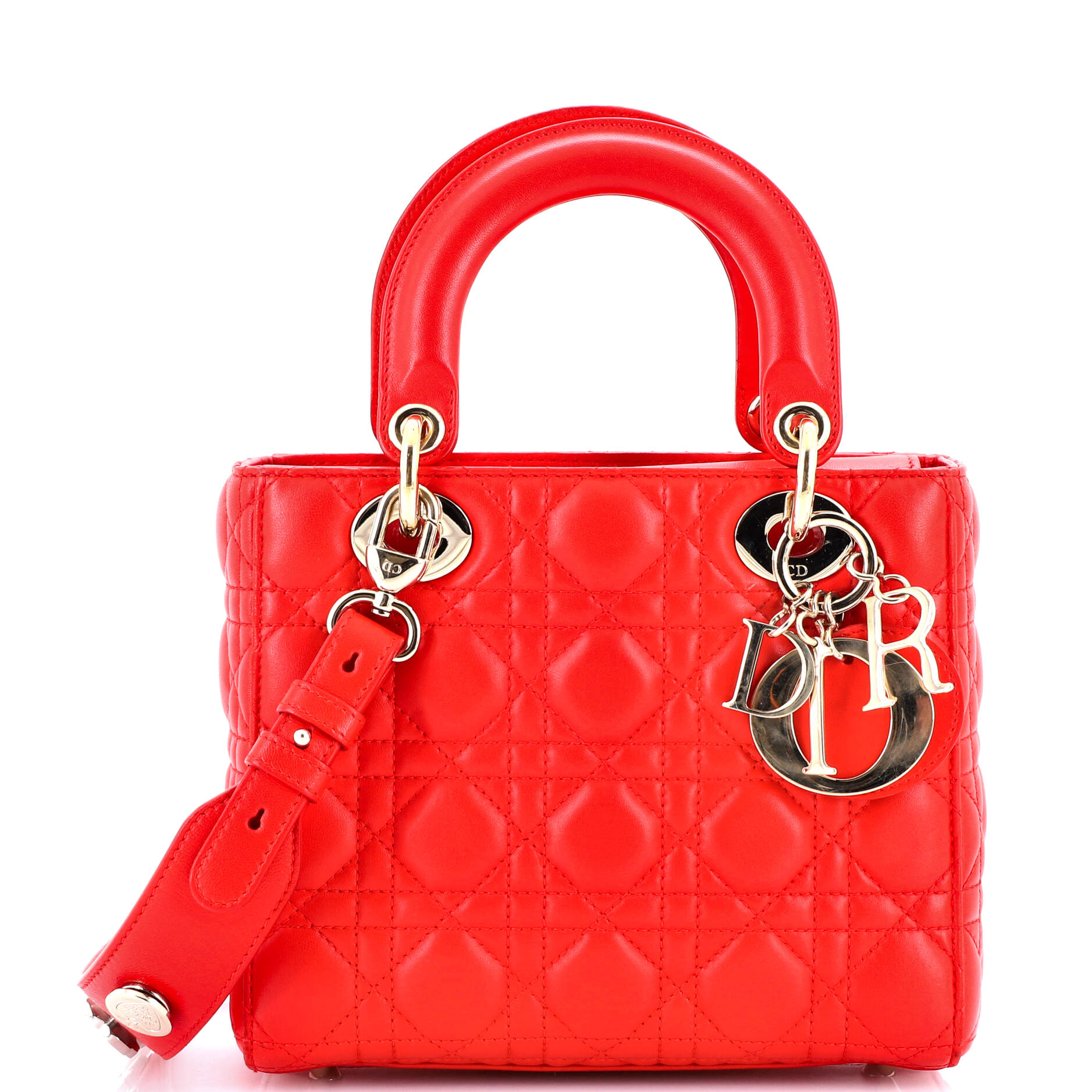 My Abcdior Lady Dior Bag Cannage Quilt Lambskin