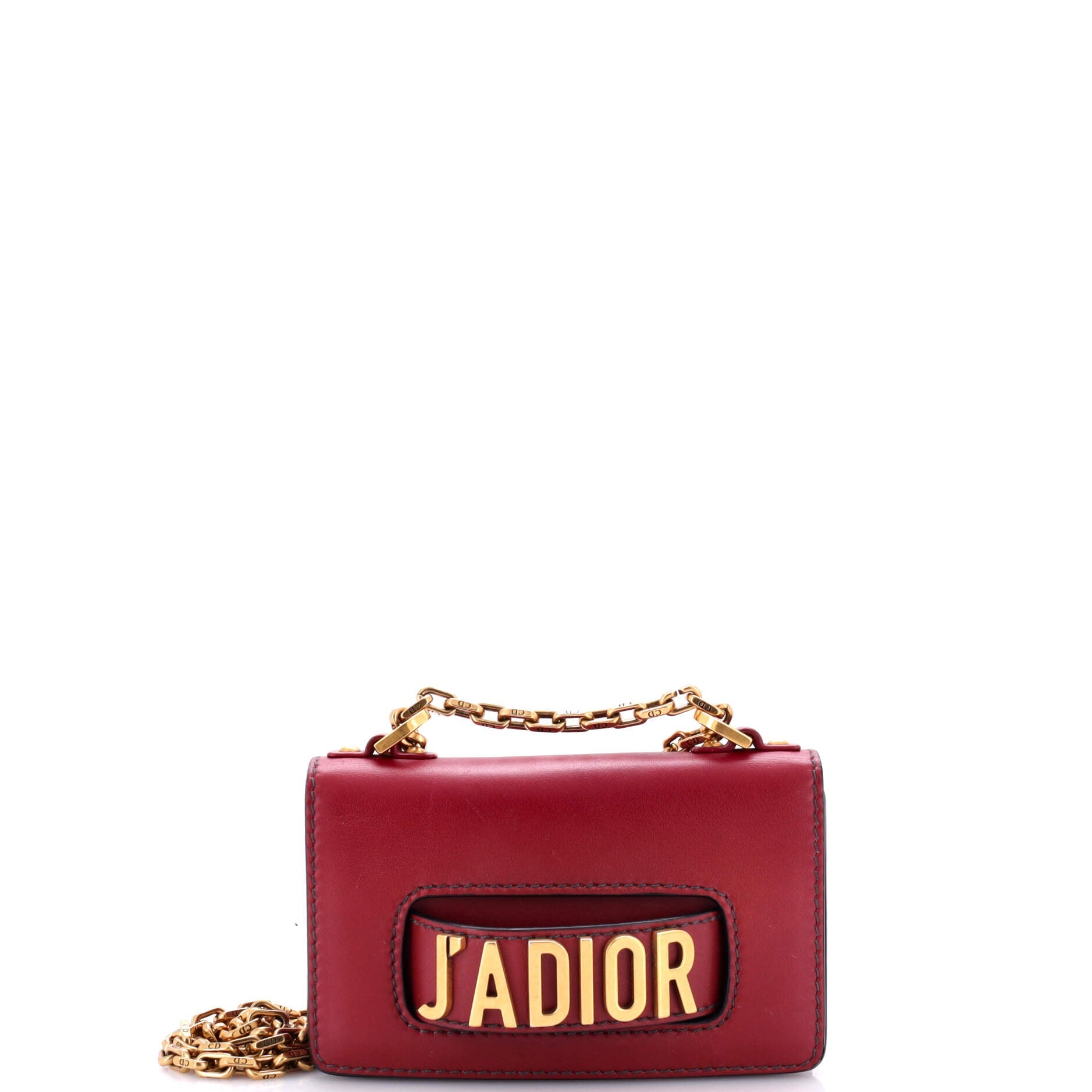 J'adior Flap Bag Leather Mini