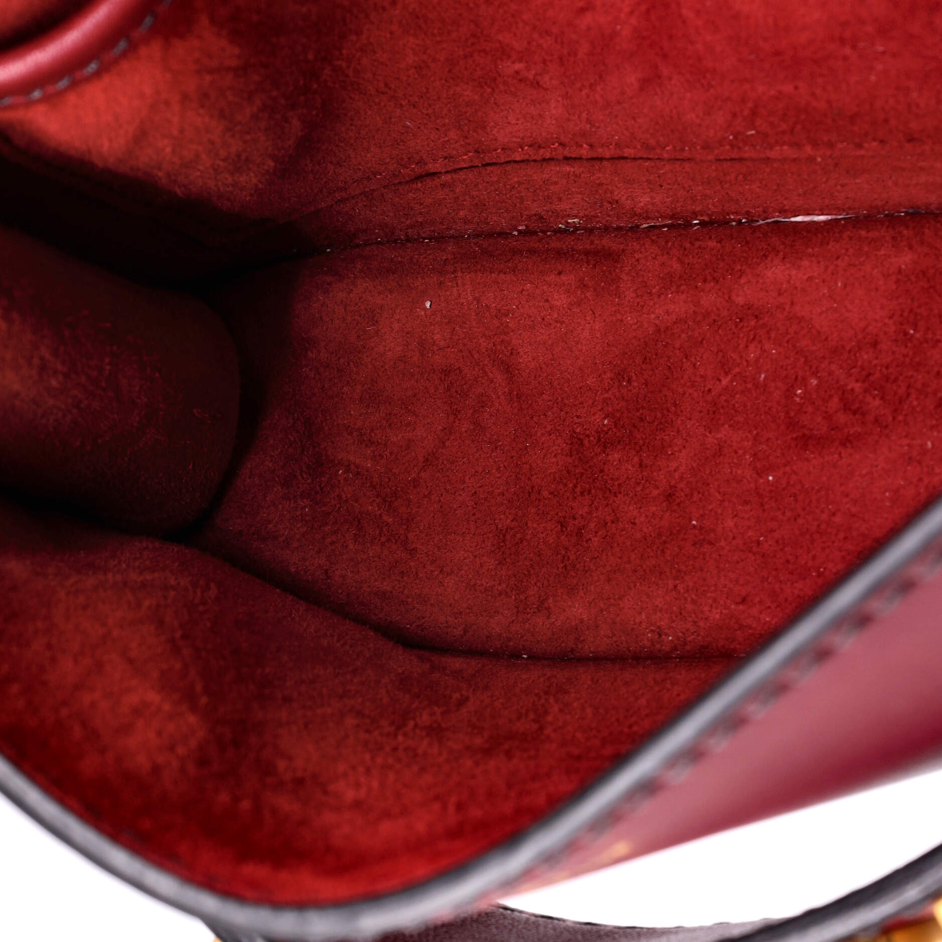 J'adior Flap Bag Leather Mini
