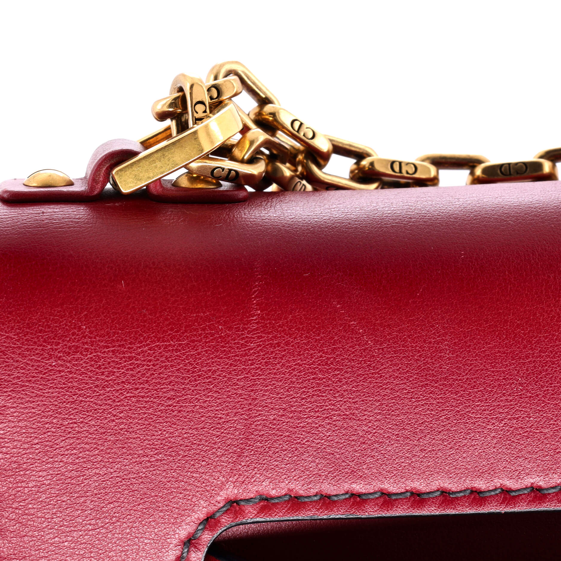 J'adior Flap Bag Leather Mini