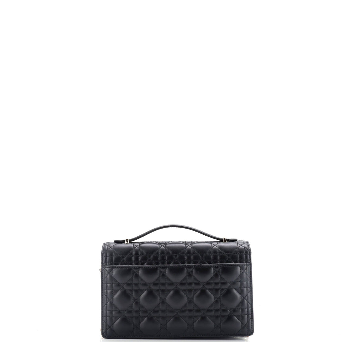 My Dior Top Handle Flap Bag Cannage Quilt Lambskin Small