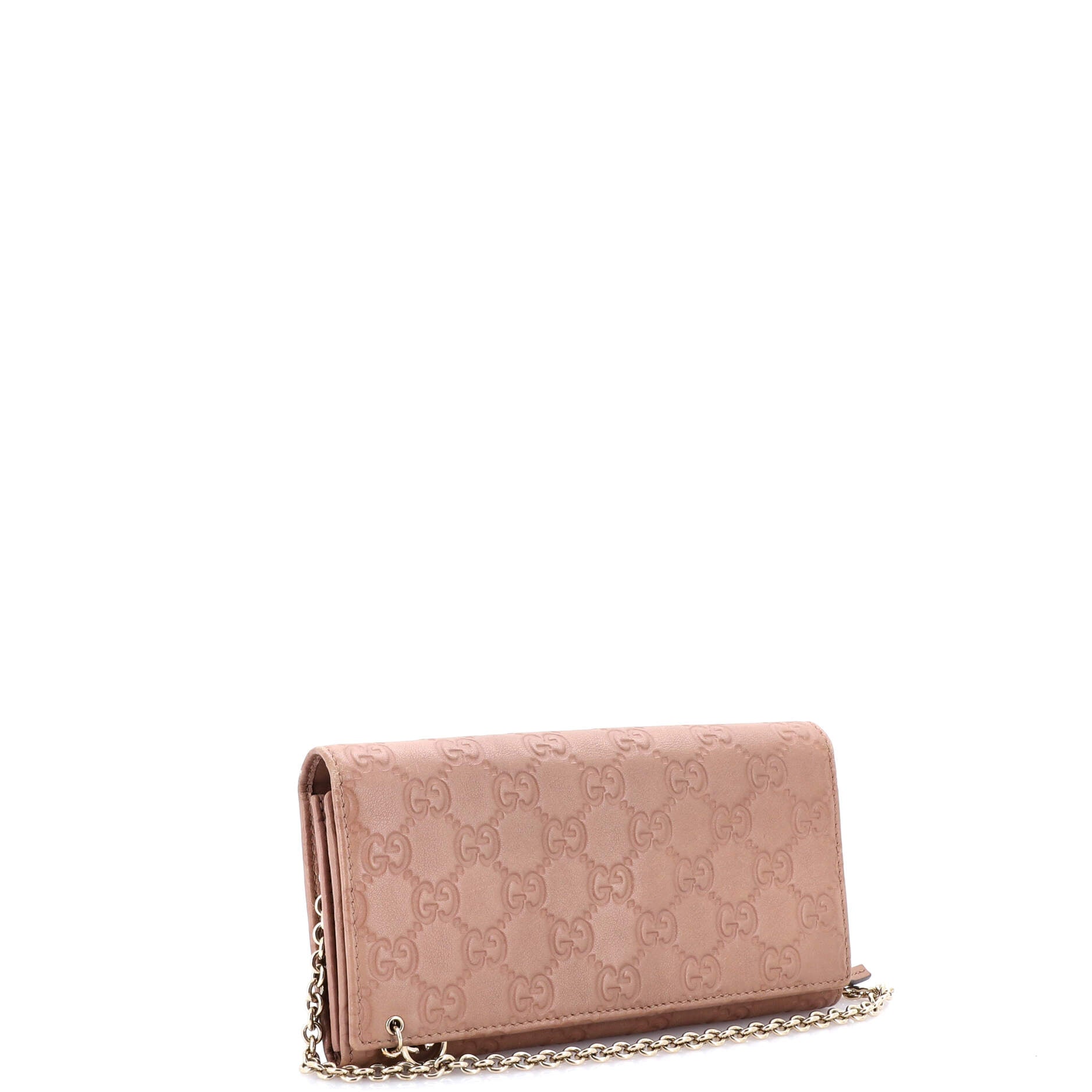 Signature Wallet On Chain Guccissima Leather