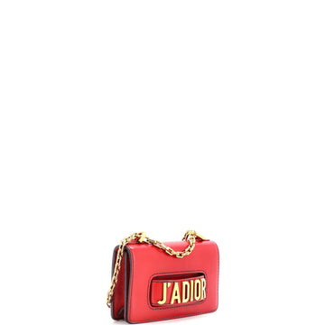 J'adior Flap Bag Leather Mini