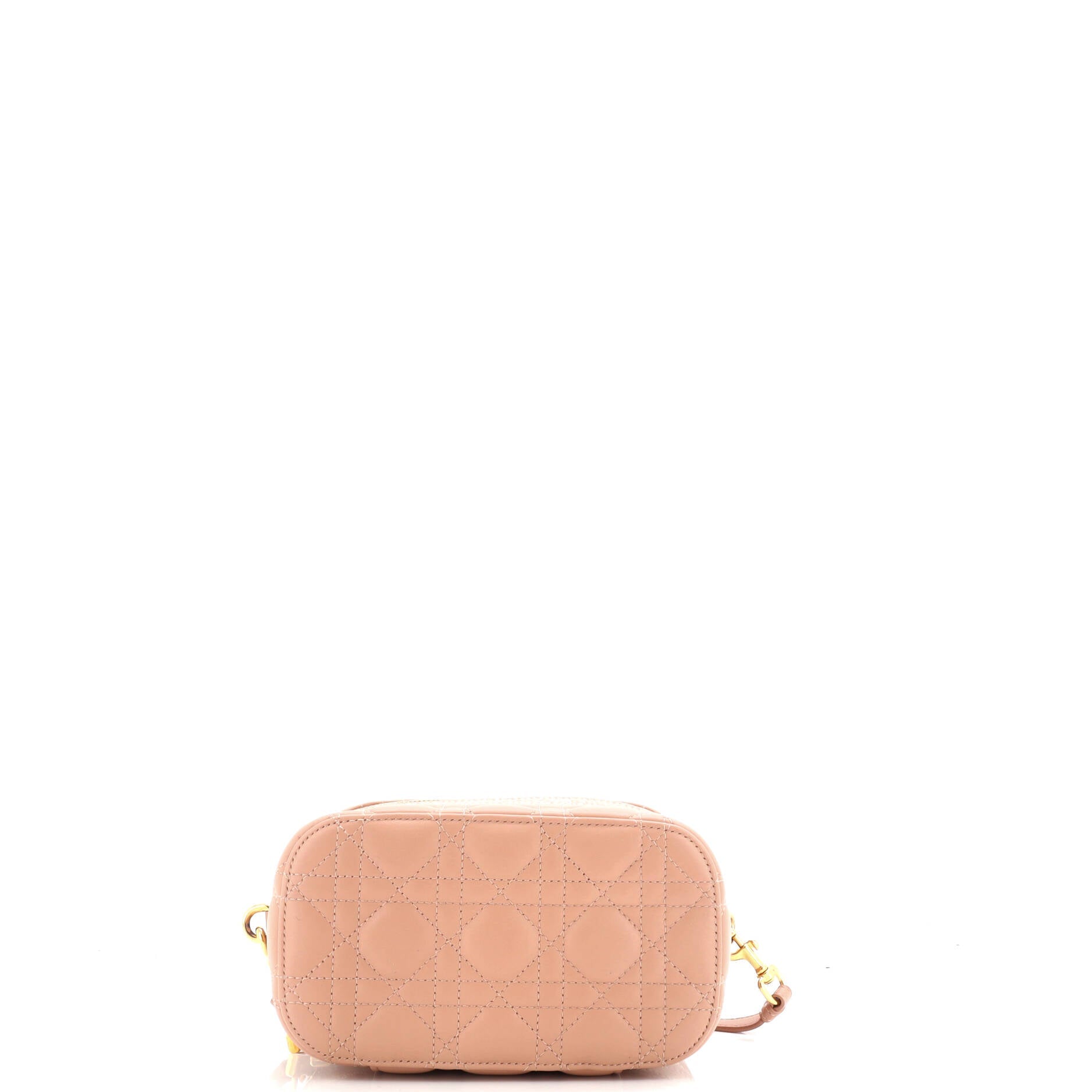 Diortravel Convertible Vanity Case Cannage Quilt Lambskin Small