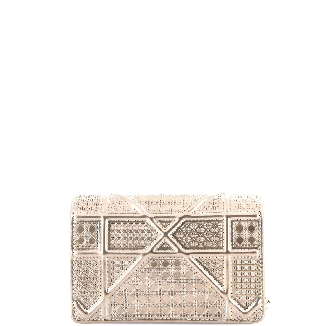 Diorama Flap Bag Cannage Embossed Calfskin Baby