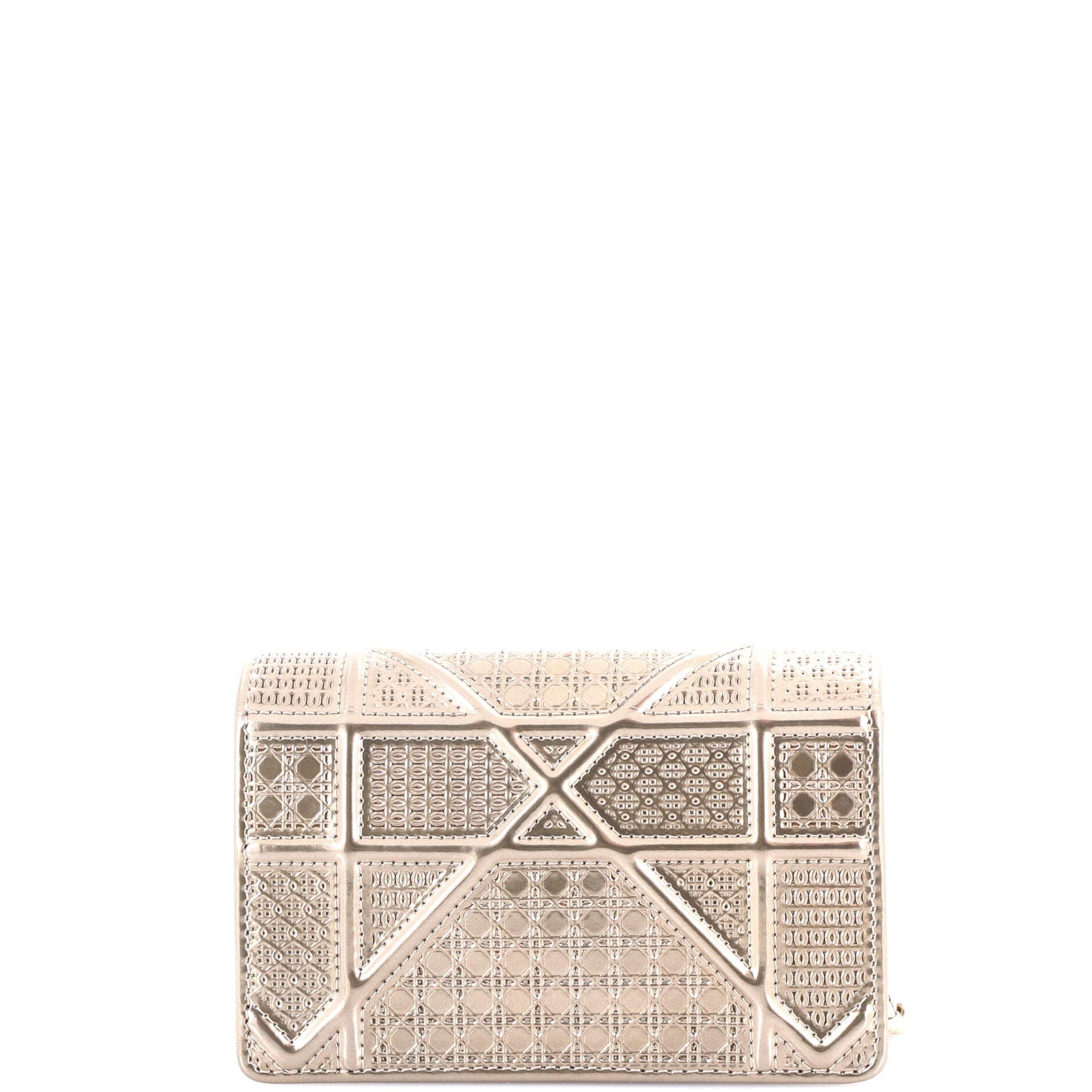 Diorama Flap Bag Cannage Embossed Calfskin Baby
