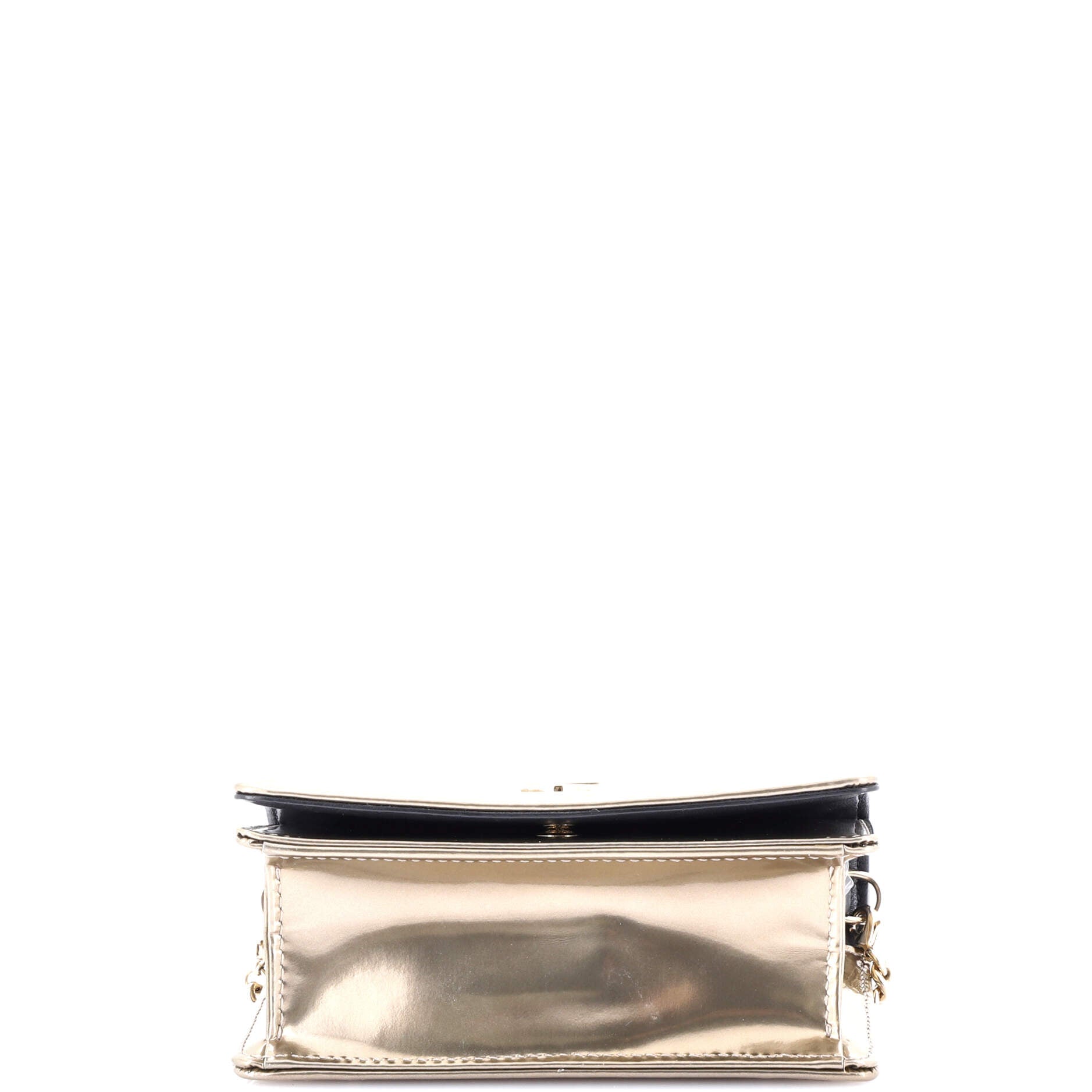 Diorama Flap Bag Cannage Embossed Calfskin Baby