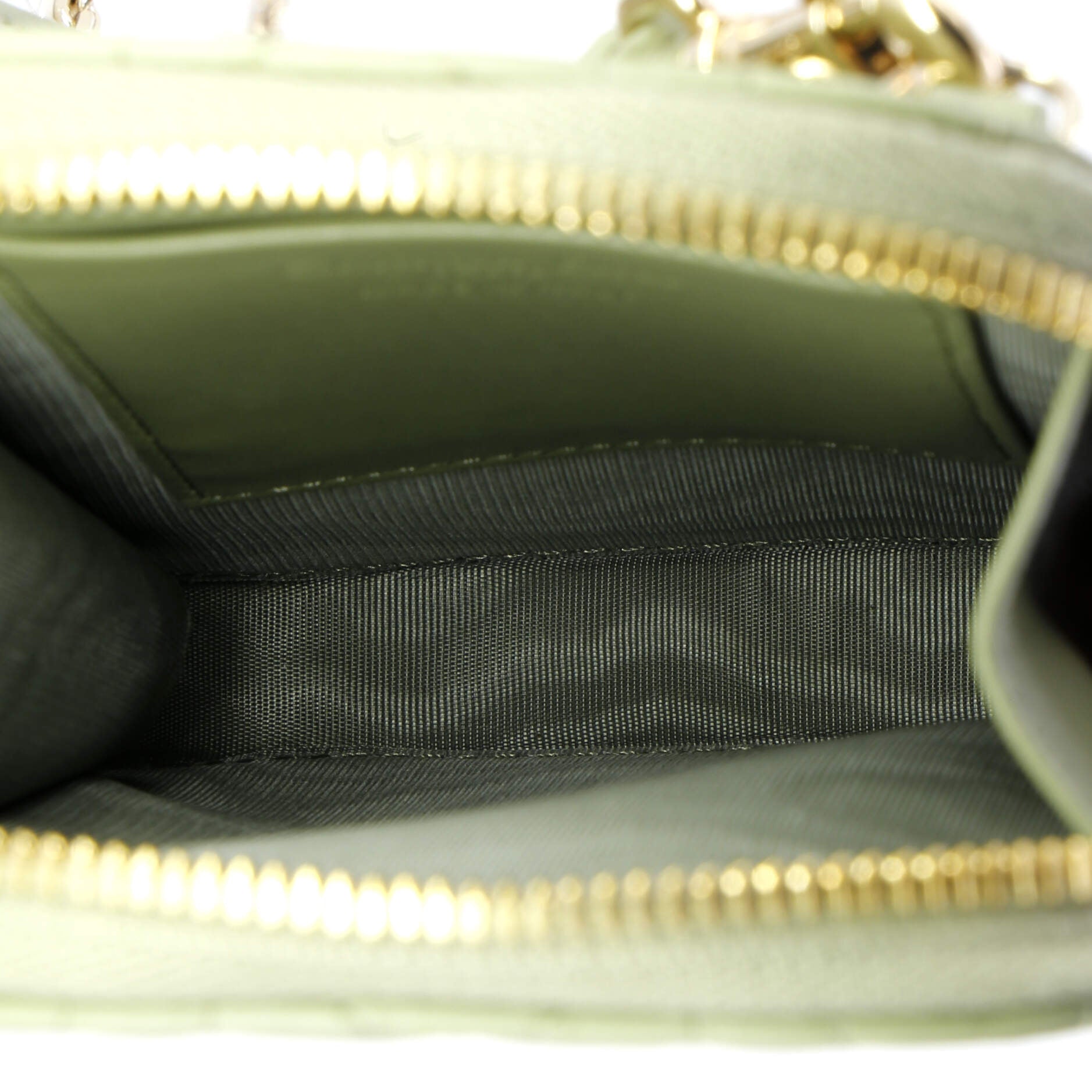 Lady Dior Phone Holder On Chain Cannage Quilt Lambskin