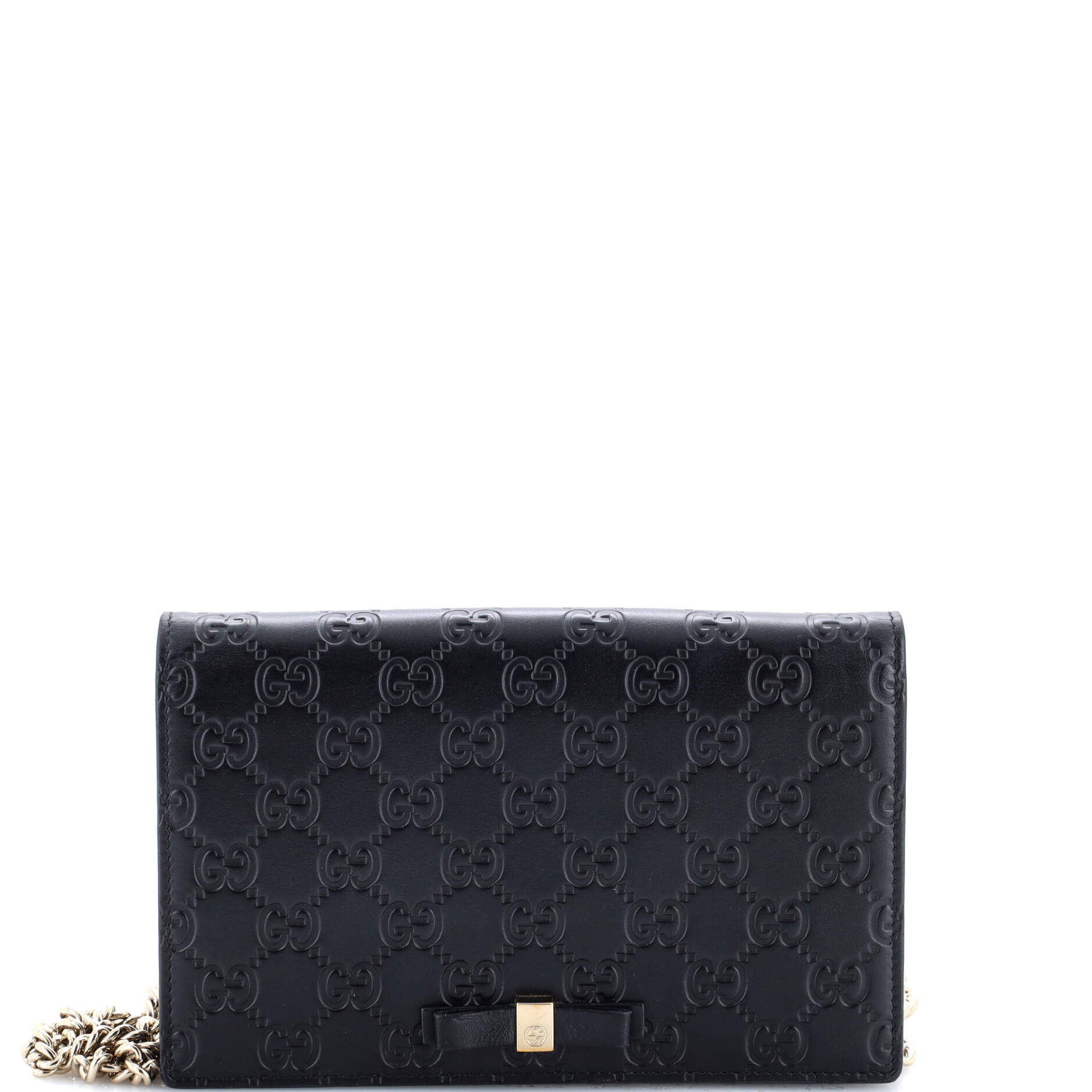 Signature Wallet On Chain Guccissima Leather