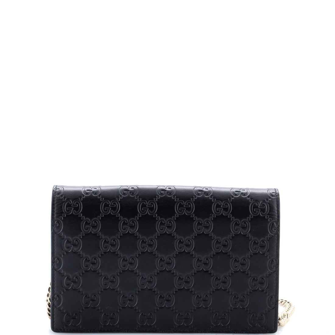 Signature Wallet On Chain Guccissima Leather