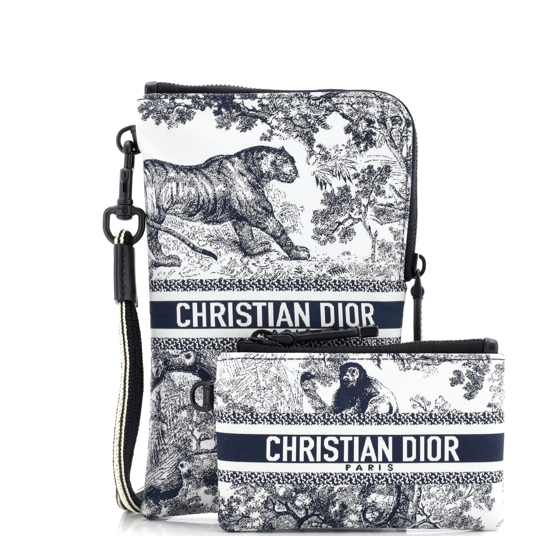 Diortravel Multifunctional Pouch Printed Technical Fabric
