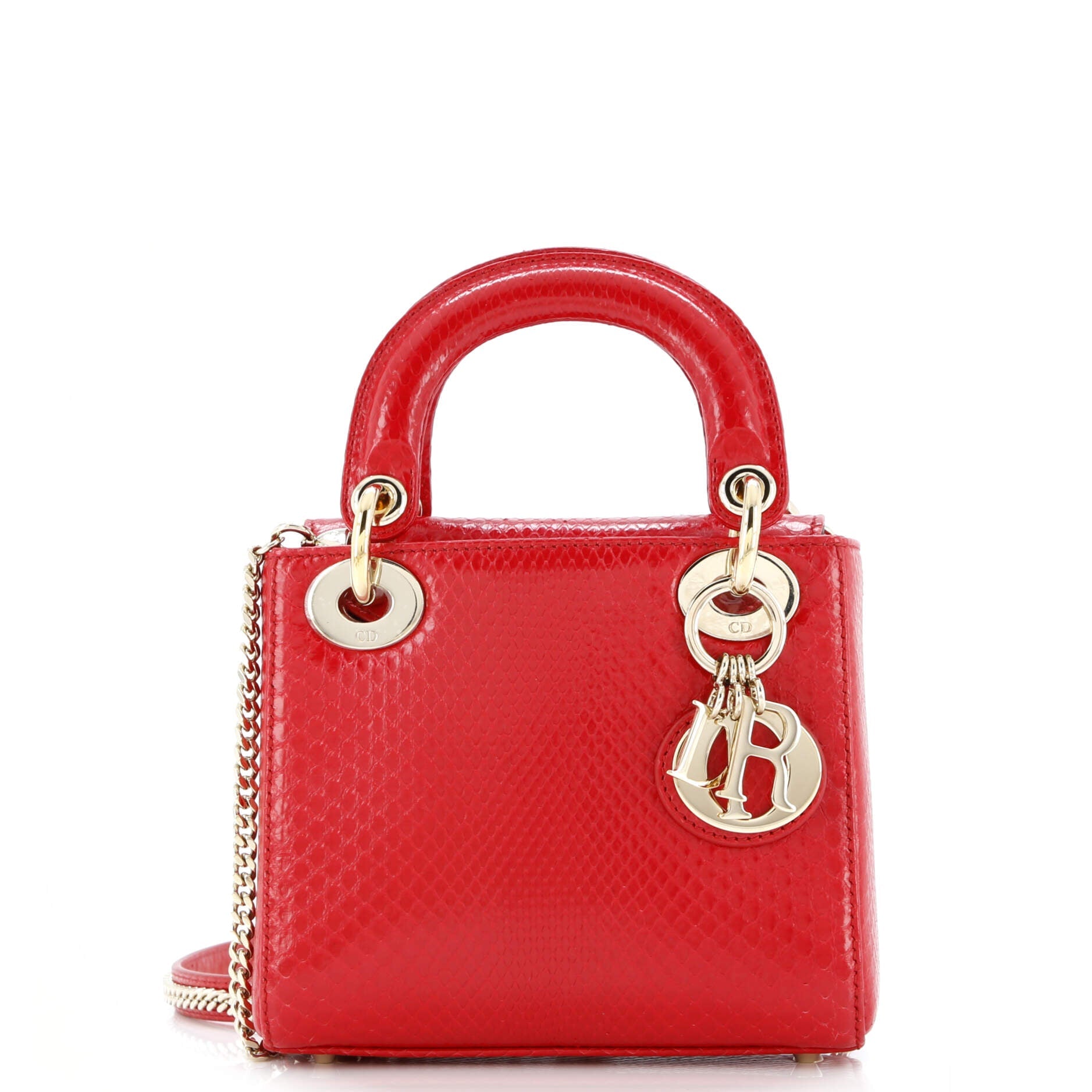 Lady Dior Chain Bag Python Mini