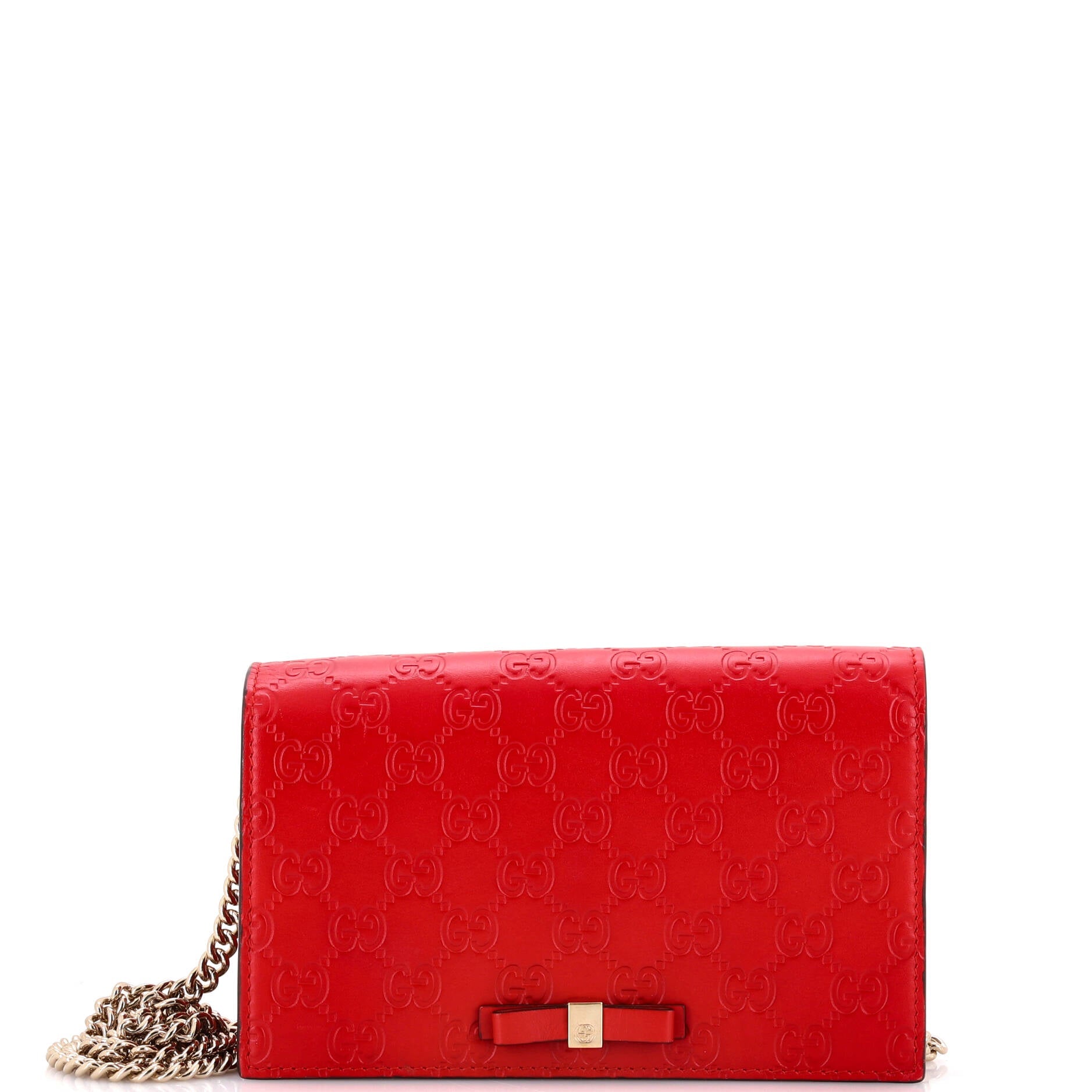 Signature Wallet On Chain Guccissima Leather