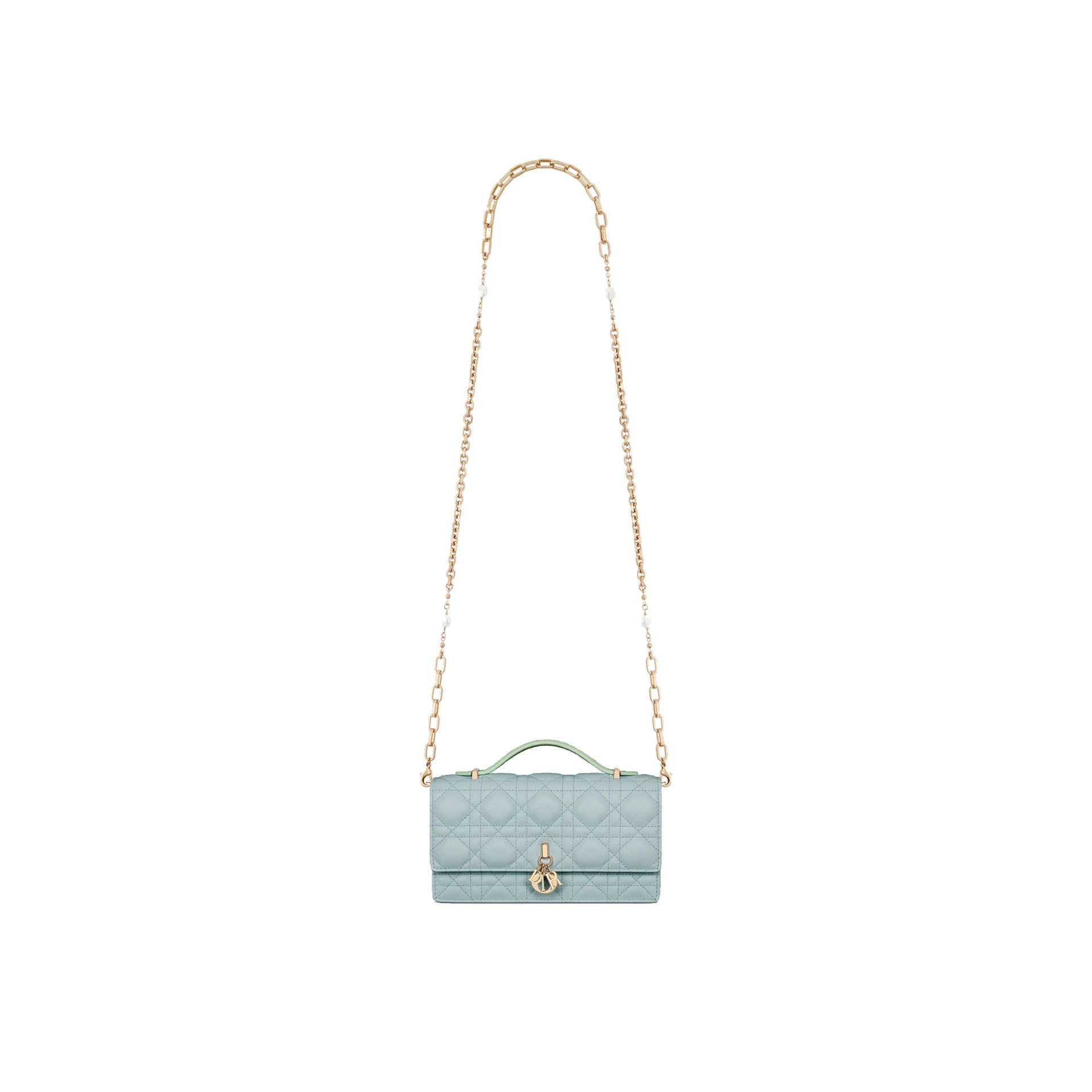 My Dior Mini Bag Two-tone Celestial Blue And Pastel Mint