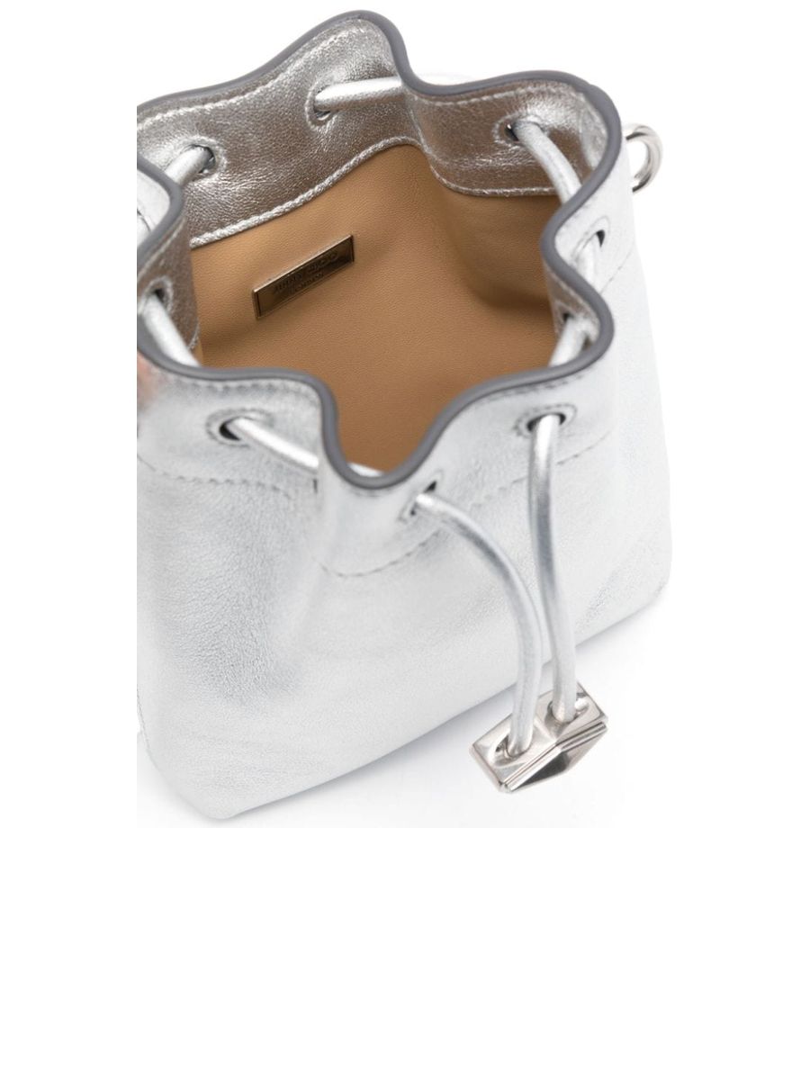 Metallic Finish Clutch With Detachable Strap