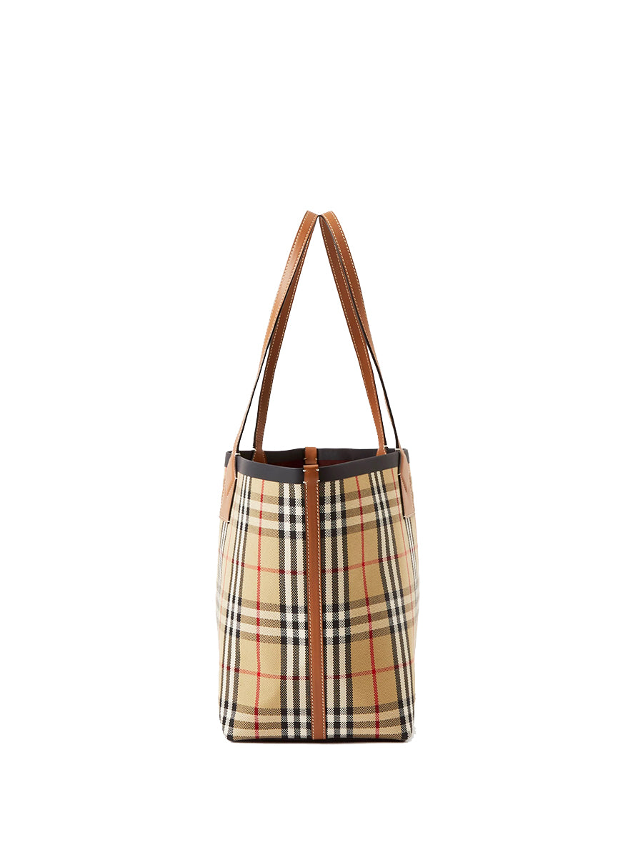 Medium London Tote In Briar Brown/black