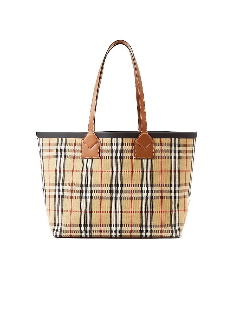 Medium London Tote In Briar Brown/black