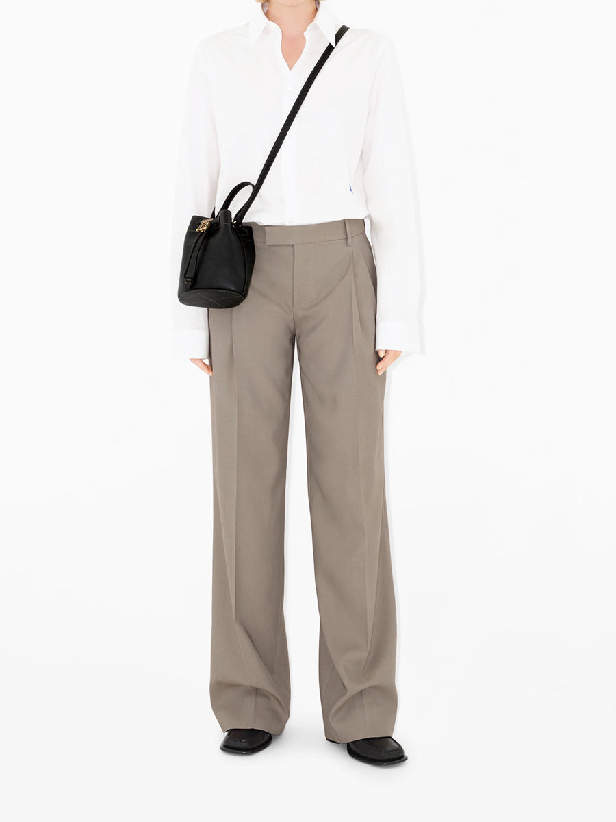 Mini Tb Bucket Bag In Black