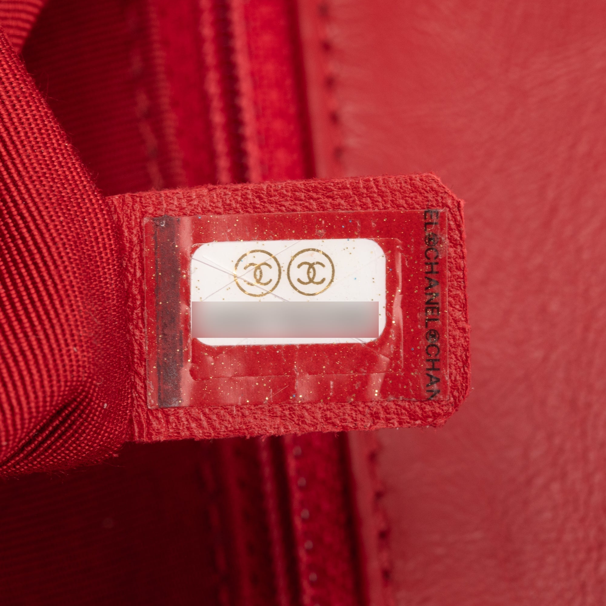 Chanel 2020 Red Quilted Calfskin Leather Large Running Chain Flap Bag W/ ity Card