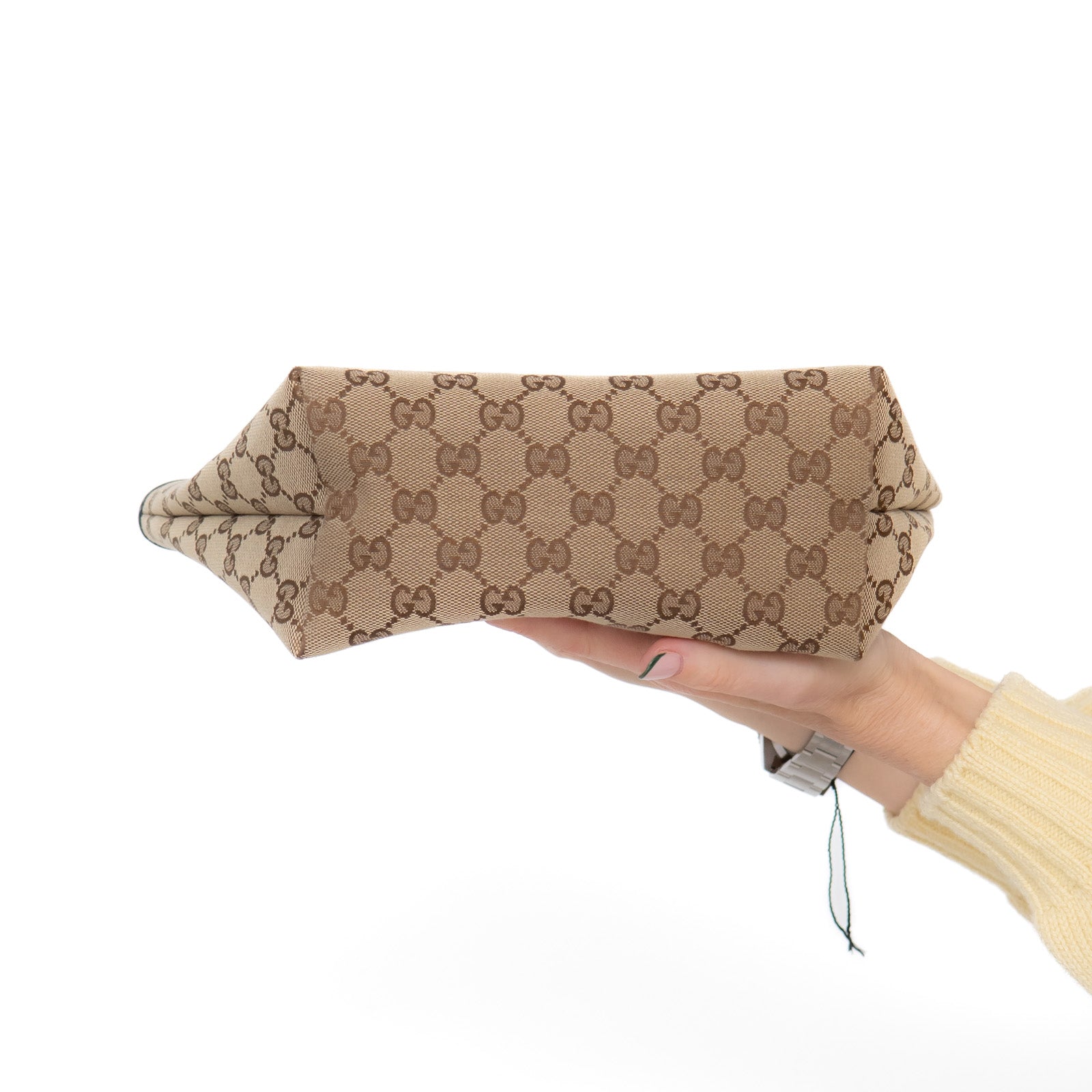 Gucci Gg Monogram Childrens Mini Zoo Bird Tote Bag