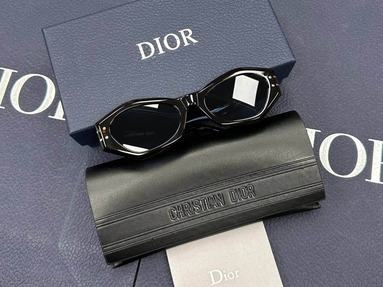 Diorsignature B1u Black Butterfly Sunglasses
